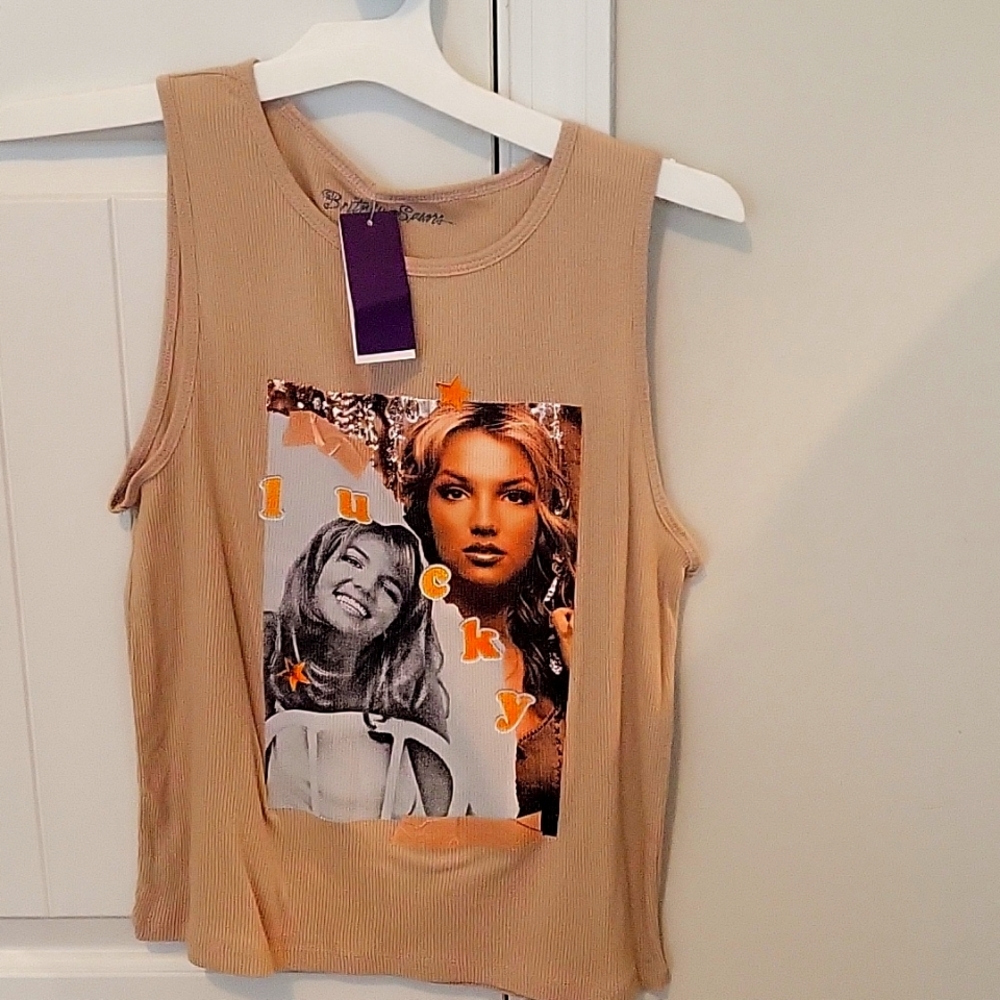 Britney Spears tank top never worn.